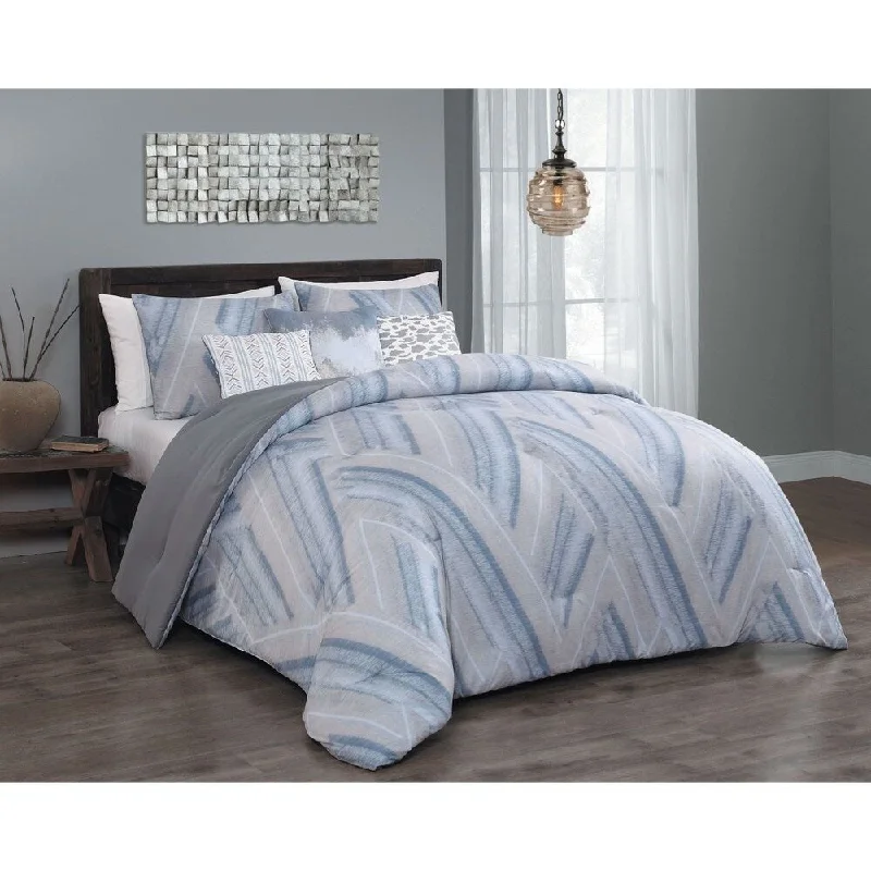 Bamboo - fiber - filled comforters with antibacterial and breathable qualitiesSteve Madden Vega 6-piece Comforter Set