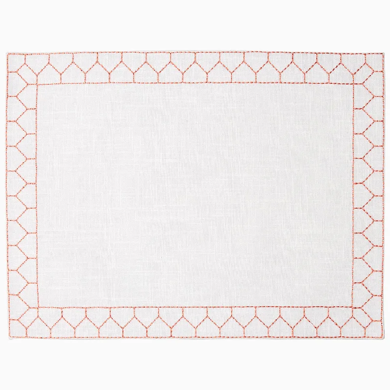 Abstract - designed duvet covers to add an artistic flair to the bedroomStitched Coral Placemat