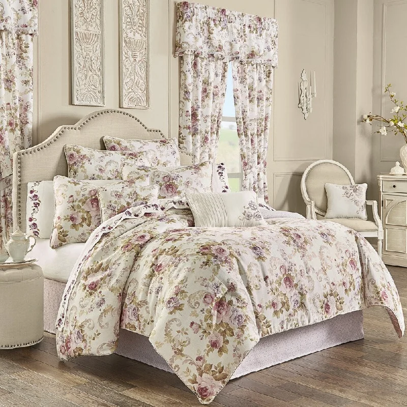 Synthetic - filled comforters like polyester for affordability and hypoallergenic propertiesThe Gray Barn Warwick Classic Floral Comforter Set Synthetic - filled comforters like polyester for affordability and hypoallergenic propertiesThe Gray Barn Warwick Classic Floral Comforter Set