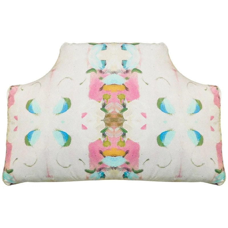 Thermal - regulating duvet covers to keep you warm in winter and cool in summerThe Headboard Pillow® - Monet's Garden Pink Twin XL