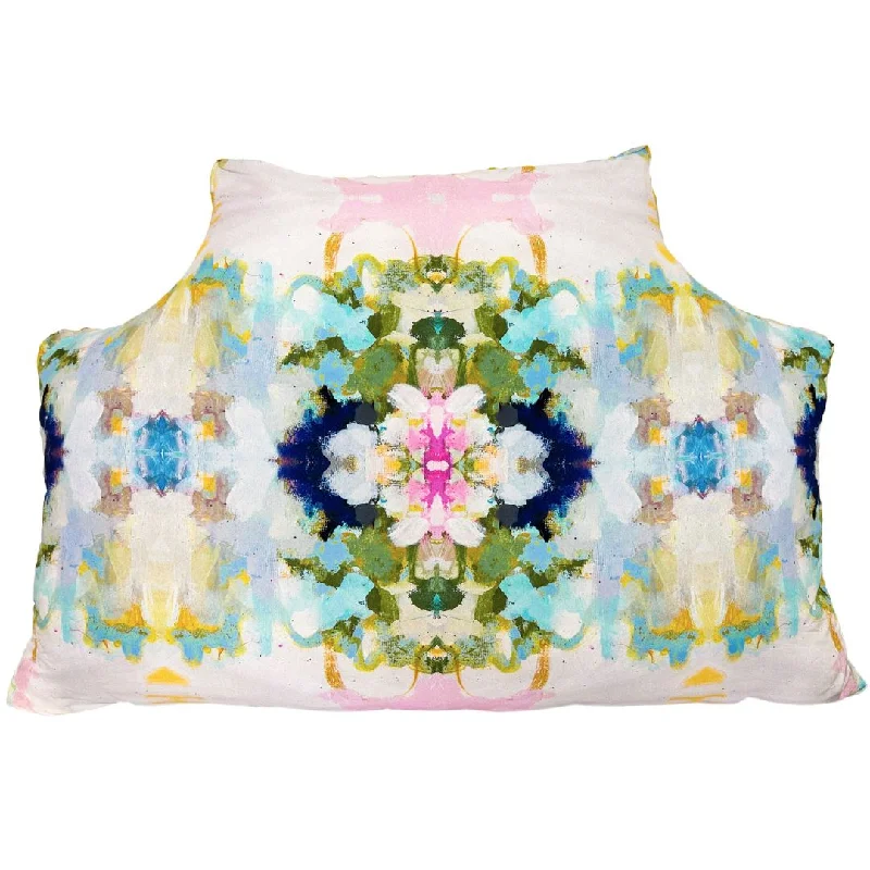 Button - closure duvet covers for a classic and secure fasteningThe Headboard Pillow® - Nantucket Bloom Twin XL