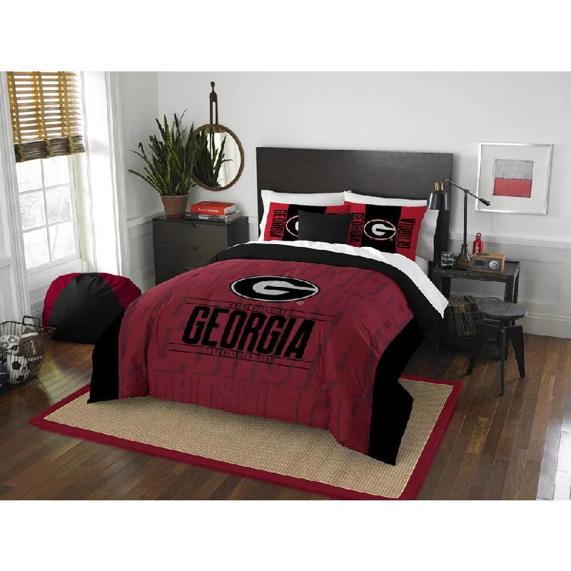 Synthetic - filled comforters like polyester for affordability and hypoallergenic propertiesThe Northwest Company COL 849 Georgia Modern Take Full/Queen 3-piece Comforter Set