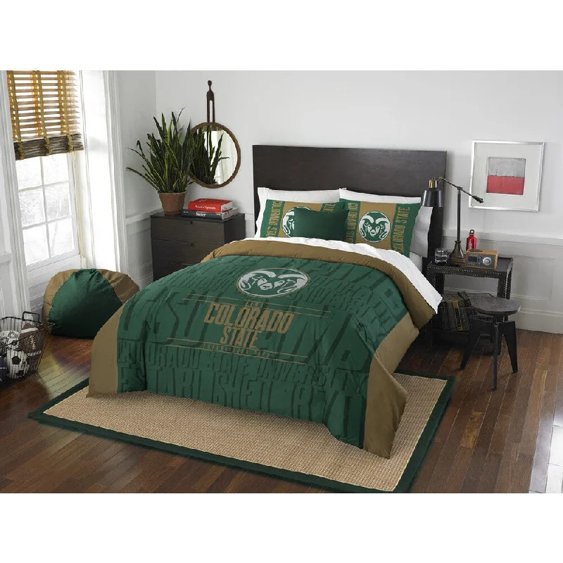 Duck down comforters with a softer feel and good warmth retentionThe Northwest Company Colorado State Modern Take Green Full/ Queen 3-piece Comforter Set Duck down comforters with a softer feel and good warmth retentionThe Northwest Company Colorado State Modern Take Green Full/ Queen 3-piece Comforter Set