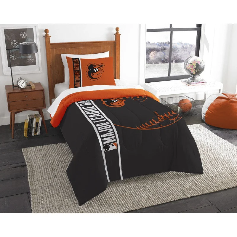 Microfiber - filled comforters that are lightweight and easy to care forThe Northwest Company MLB 862 Orioles Twin Printed Comforter Set Microfiber - filled comforters that are lightweight and easy to care forThe Northwest Company MLB 862 Orioles Twin Printed Comforter Set