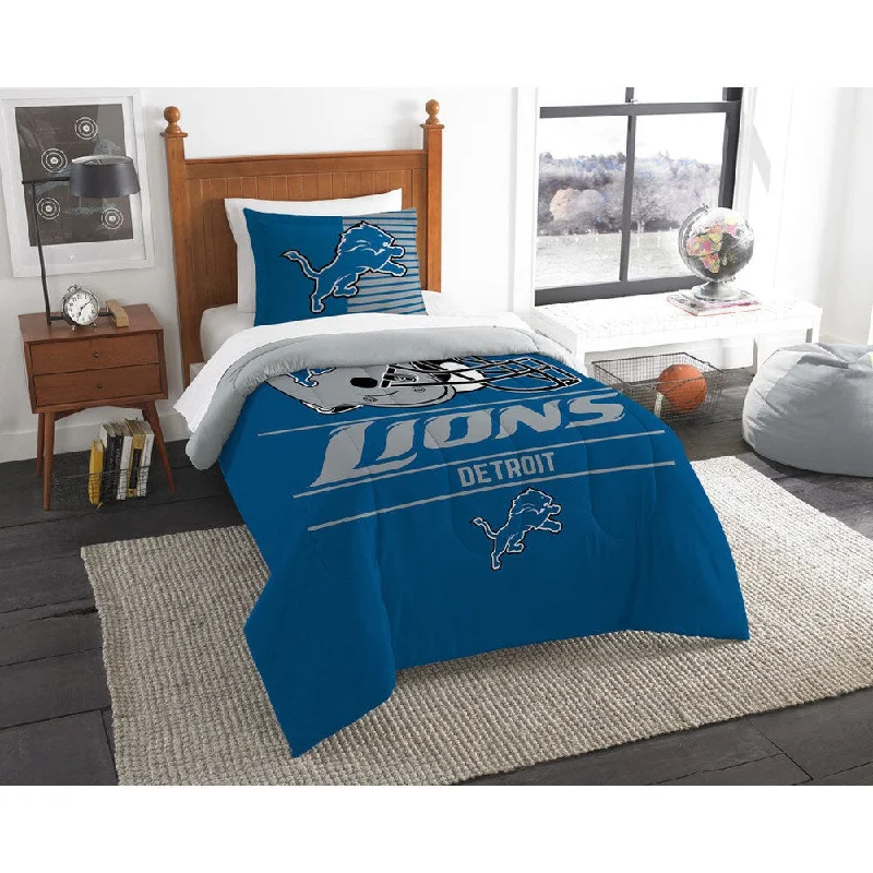 Latex - filled comforters with a bouncy texture and good supportThe Northwest Company NFL Detroit Lions Draft Twin 2-piece Comforter Set Latex - filled comforters with a bouncy texture and good supportThe Northwest Company NFL Detroit Lions Draft Twin 2-piece Comforter Set