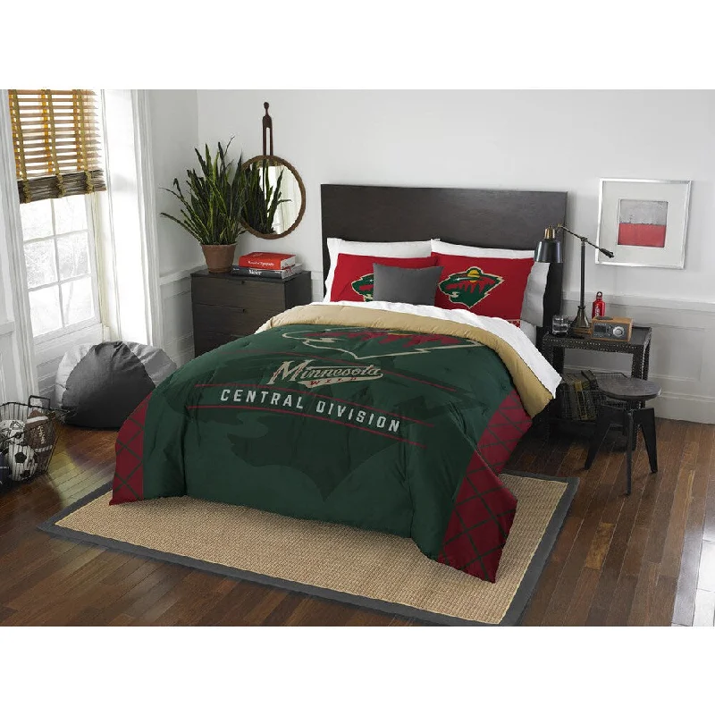Microfiber - filled comforters that are lightweight and easy to care forThe Northwest Company NHL 849 Wild Draft Full/Queen Comforter Set Microfiber - filled comforters that are lightweight and easy to care forThe Northwest Company NHL 849 Wild Draft Full/Queen Comforter Set