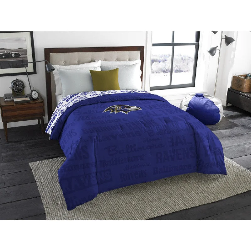 Duck down comforters with a softer feel and good warmth retentionThe Northwest Company Official NFL Baltimore Ravens Anthem Full Comforter Duck down comforters with a softer feel and good warmth retentionThe Northwest Company Official NFL Baltimore Ravens Anthem Full Comforter
