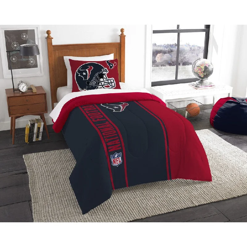 Bamboo - fiber - filled comforters with antibacterial and breathable qualitiesThe Northwest Company Official NFL Houston Texans Twin Applique 2-piece Comforter Set Bamboo - fiber - filled comforters with antibacterial and breathable qualitiesThe Northwest Company Official NFL Houston Texans Twin Applique 2-piece Comforter Set