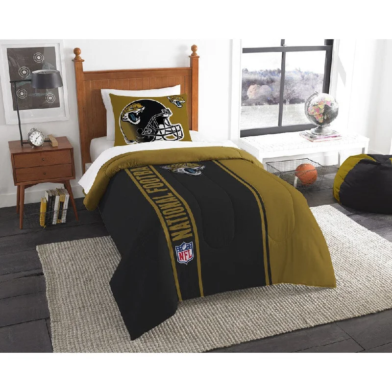 Bamboo - fiber - filled comforters with antibacterial and breathable qualitiesThe Northwest Company Official NFL Jacksonville Jaguars Twin Applique 2-piece Comforter Set Bamboo - fiber - filled comforters with antibacterial and breathable qualitiesThe Northwest Company Official NFL Jacksonville Jaguars Twin Applique 2-piece Comforter Set