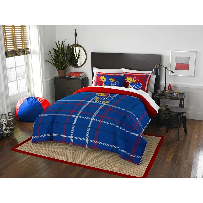 Latex - filled comforters with a bouncy texture and good supportThe Northwest Company University of Kansas Full 3-piece Comforter Set Latex - filled comforters with a bouncy texture and good supportThe Northwest Company University of Kansas Full 3-piece Comforter Set