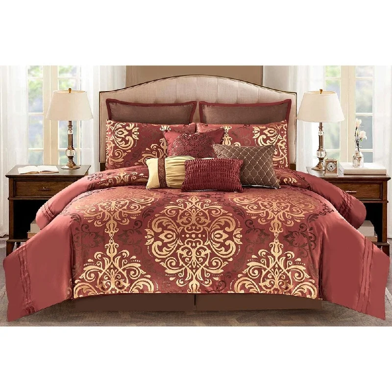 Down - filled comforters for supreme warmth and lightnessTimur Comforter Set in Red Down - filled comforters for supreme warmth and lightnessTimur Comforter Set in Red