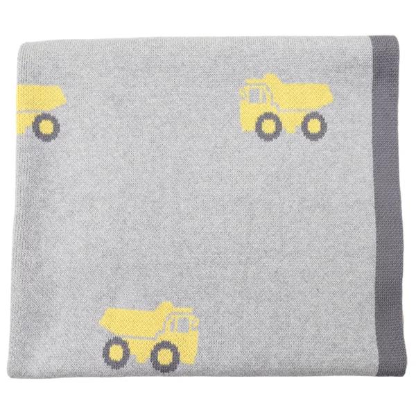 Recycled polyester blankets for an eco - conscious optionTip Truck Blanket - Grey