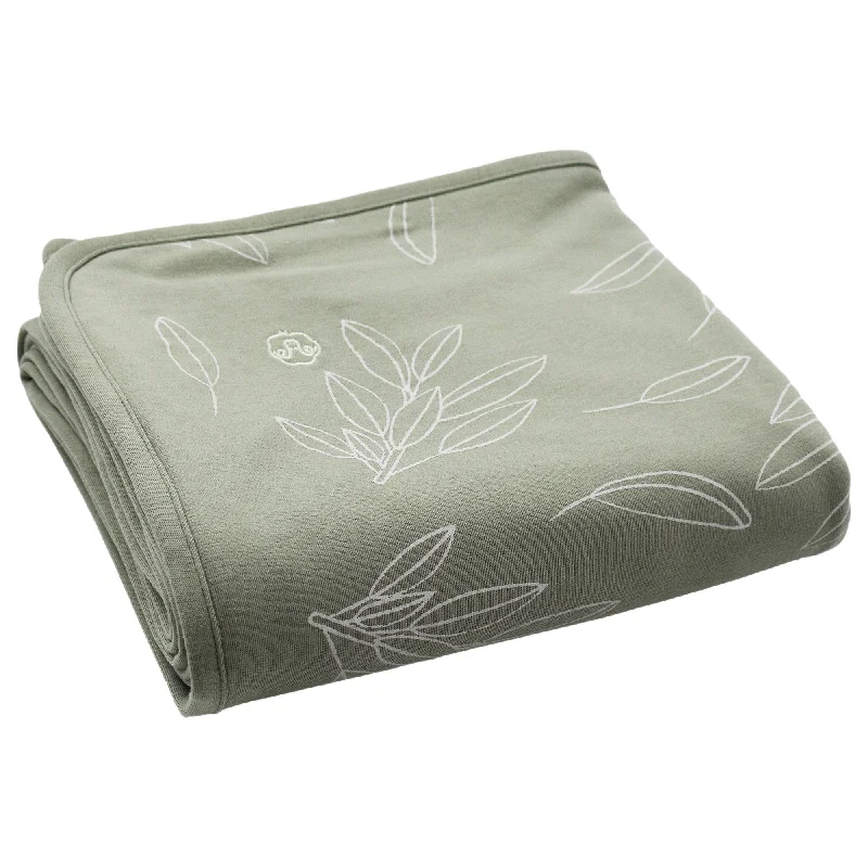 Synthetic fiber blend blankets for a budget - friendly choiceToddler Blanket, 4 Season Merino Wool & Organic Cotton Blanket, 52.5" x 40", Sage