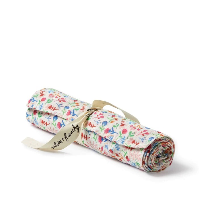 Fleece blankets for a cozy and plush textureTropical Garden Organic Muslin Wrap