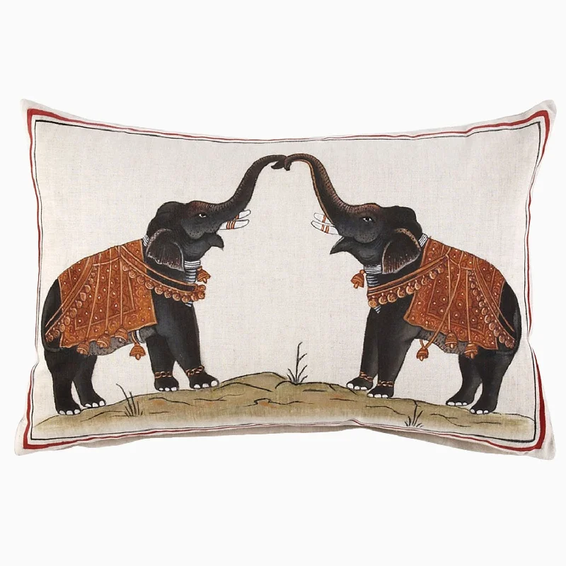 Dry - clean - only duvet covers with high - end materials and delicate designsTwo Elephants Decorative Pillow