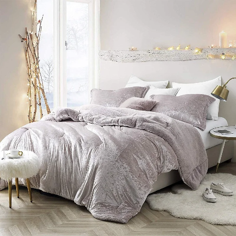 Down - filled comforters for supreme warmth and lightnessVelvet Crush - Coma Inducer® Oversized Comforter Set - Champagne Pink Down - filled comforters for supreme warmth and lightnessVelvet Crush - Coma Inducer® Oversized Comforter Set - Champagne Pink