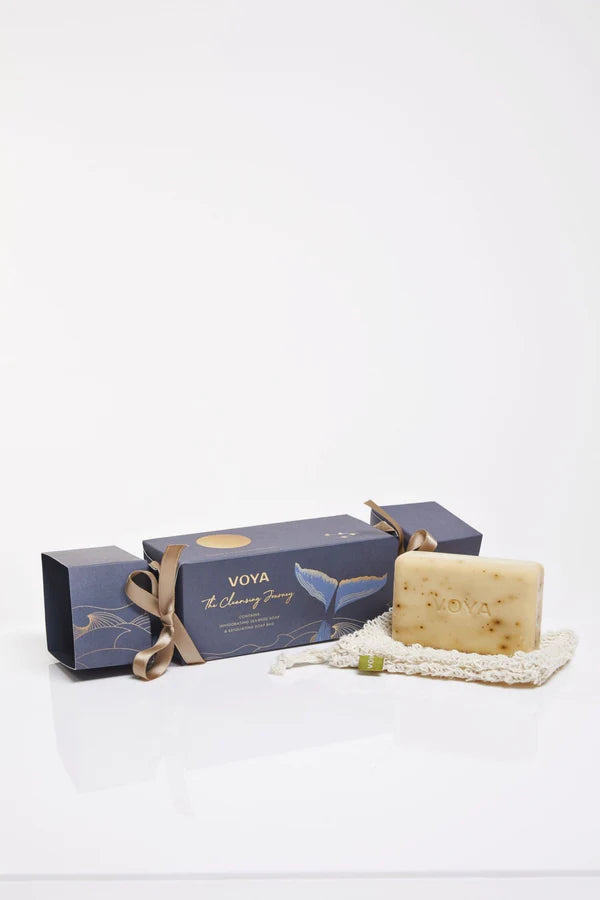 Rayon from bamboo blankets for a silky and breathable feelVOYA The Cleansing Journey | Clarifying Body Cracker