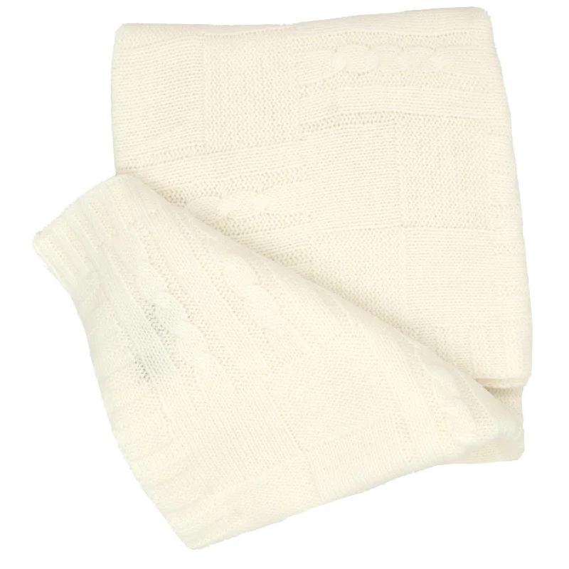 Mohair blankets with a unique sheen and softnessLove to Cuddle Blanket (White)
