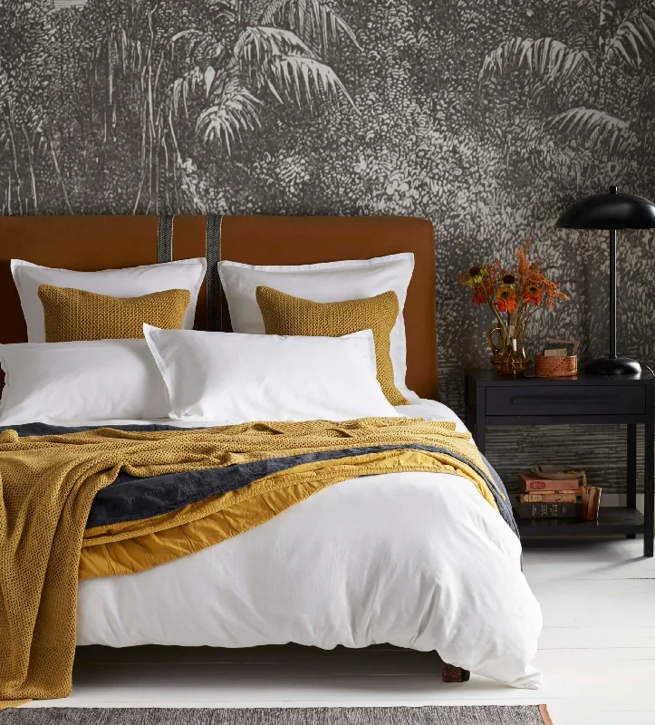 Duvet covers to pair with down comforters for maximum warmthWhite Super Soft 100% Cotton Duvet Cover