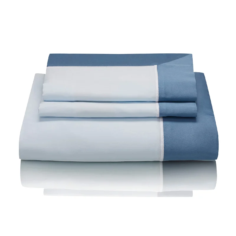Oversized duvet covers that drape beautifully over the sides of the bed for a luxurious lookWoods San Danielle Egyptian Cotton Bed Linens